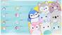 Squishmallow 5 Inch Mini Animal Plush 8 Pack