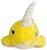 Cute & Cuddly Narwhal 6 Inch Plush | Yellow