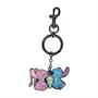 Disney Stitch and Angel Snow Cone Enamel Pendant Keychain