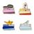 Disney Princess Books 4 Piece Collector Enamel Pin Set