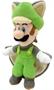 Super Mario Bros Flying Squirrel Luigi 9" Plush Doll
