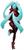 Hatsune Miku SweetSweets Series Noel Raspberry PVC Figure