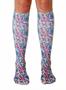 Gummy Worms Photo Print Knee High Socks