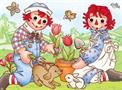 Raggedy Ann & Andy Picnic Friends 60 Piece Jigsaw Puzzle