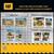 Caterpillar 4-Pack 100 Piece Jigsaw Puzzles