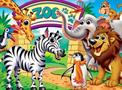 Zoo Animals 48 Piece Googly Eyes Jigsaw Puzzle