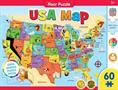 USA Map 60 Piece Giant Floor Jigsaw Puzzle
