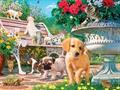 Afternoon at the Park 500 Piece Hidden Images Glow In The Dark Jigsaw Puzzle