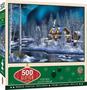 Northern Lights 500 Piece Glitter Jigsaw Puzzle