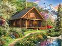 Mountain Retreat 500 Piece Jigsaw Puzzle