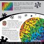 Fluttering Rainbow 550 Piece Jigsaw Puzzle