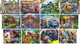 Artist Gallery Jigsaw Puzzle 12-Pack | 4x 100Pc | 4x 300Pc | 4x 500Pc