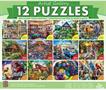Artist Gallery Jigsaw Puzzle 12-Pack | 4x 100Pc | 4x 300Pc | 4x 500Pc