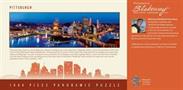 Downtown Pittsburgh Pennsylvania 1000 Piece Panoramic Jigsaw Puzzle