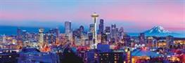 Downtown Seattle Washington 1000 Piece Panoramic Jigsaw Puzzle