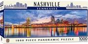 Downtown Nashville Tennessee 1000 Piece Panoramic Jigsaw Puzzle