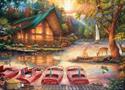 Chuck Pinson Seize the Day 1000 Piece Linen Jigsaw Puzzle