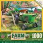 Deer Crossing 1000 Piece Linen Jigsaw Puzzle