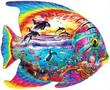 Tropical Fish Shape 1000 Piece Jigsaw Puzzle