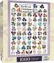 Rocks & Gemstones from Around the World 1000 Piece Linen Jigsaw Puzzle