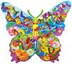 Butterfly Shape 1000 Piece Jigsaw Puzzle