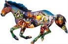 Wild Horse Shape 1000 Piece Jigsaw Puzzle