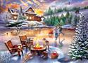 An Evening Skate 1000 Piece Jigsaw Puzzle