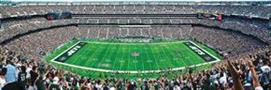 New York Jets Stadium NFL 1000 Piece Panoramic Jigsaw Puzzle
