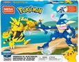 Pokemon Mega Construx 340 Piece Building Set | Greninja vs Electabuzz