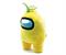 Among Us 12 Inch Plush | Yellow Crewmate with Plant Hat