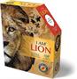 I AM Lion 550 Piece Animal Head-Shaped Jigsaw Puzzle