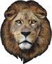 I AM Lion 550 Piece Animal Head-Shaped Jigsaw Puzzle