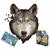 I AM Wolf 550 Piece Animal Head-Shaped Jigsaw Puzzle