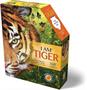 I AM Tiger 550 Piece Animal Head-Shaped Jigsaw Puzzle