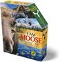 I AM Moose 700 Piece Animal Head-Shaped Jigsaw Puzzle