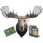 I AM Moose 700 Piece Animal Head-Shaped Jigsaw Puzzle