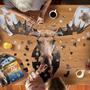 I AM Moose 700 Piece Animal Head-Shaped Jigsaw Puzzle