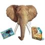 I AM Elephant 700 Piece Animal Head-Shaped Jigsaw Puzzle