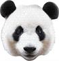 I AM Panda 550 Piece Animal Head-Shaped Jigsaw Puzzle