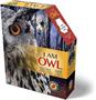 I AM Owl 550 Piece Animal Head-Shaped Jigsaw Puzzle