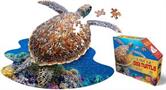 I AM Lil Sea Turtle 100 Piece Animal-Shaped Jigsaw Puzzle