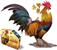 I AM Lil Rooster 100 Piece Animal-Shaped Jigsaw Puzzle