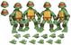 Teenage Mutant Ninja Turtles Deluxe 5 Points Set