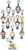 The Office 3D Foam Bag Clip | 1 Random