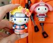 Hello Kitty x Naruto 3D Foam Figural Bag Clip 3-Piece Set | SDCC 2022 Exclusive