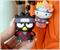 Hello Kitty x Naruto 3D Foam Figural Bag Clip 3-Piece Set | SDCC 2022 Exclusive