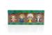 The Golden Girls 4-Piece Foam Figural Backpack Clip Figure Box Set Toynk Exclusive