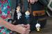 The Golden Girls 4-Piece Foam Figural Backpack Clip Figure Box Set Toynk Exclusive