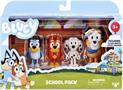 Bluey and Friends Action Figure 4-Pack | School Pack