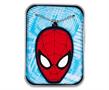 Marvel Spider-Man Printed Tin Case w/ Rubber Charm Bracelet
